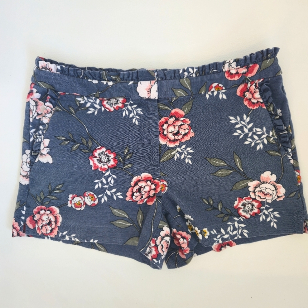 LOFT Floral Blue Women's Shorts
